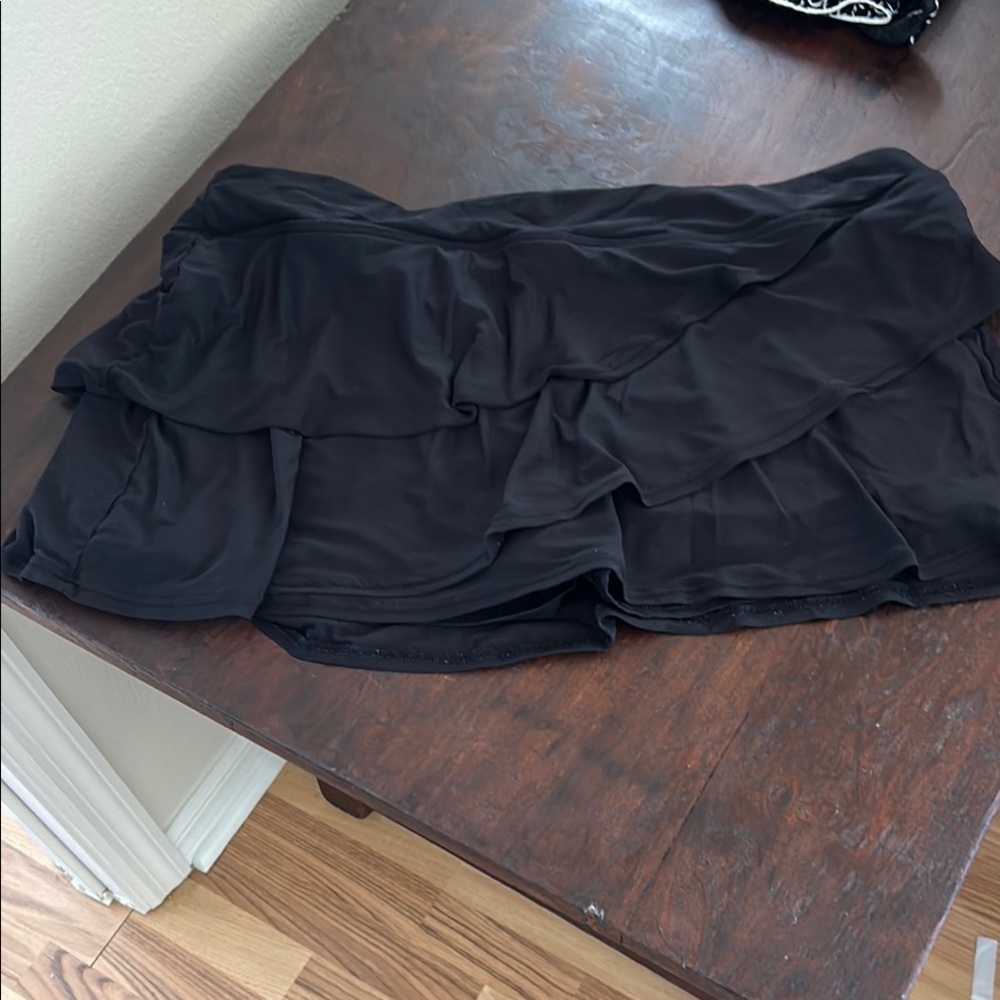 Coco Reef Black Swim bikini bottom with tiers Sz 1X